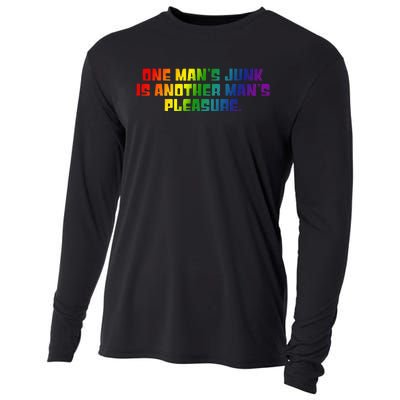 One ManS Junk Is Another ManS Pleasure Lgbt Rainbow Cooling Performance Long Sleeve Crew