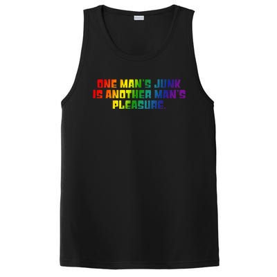 One ManS Junk Is Another ManS Pleasure Lgbt Rainbow PosiCharge Competitor Tank