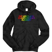 One ManS Junk Is Another ManS Pleasure Lgbt Rainbow Tie Dye Hoodie