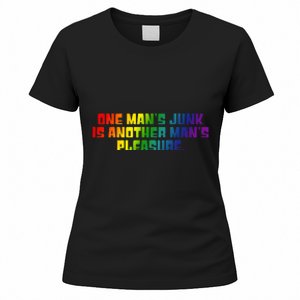 One ManS Junk Is Another ManS Pleasure Lgbt Rainbow Women's T-Shirt