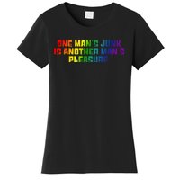 One ManS Junk Is Another ManS Pleasure Lgbt Rainbow Women's T-Shirt