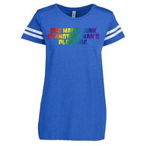 One ManS Junk Is Another ManS Pleasure Lgbt Rainbow Enza Ladies Jersey Football T-Shirt