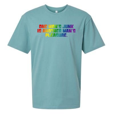 One ManS Junk Is Another ManS Pleasure Lgbt Rainbow Sueded Cloud Jersey T-Shirt