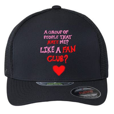 Oat Milk Lady Like A Fan Club Flexfit Unipanel Trucker Cap