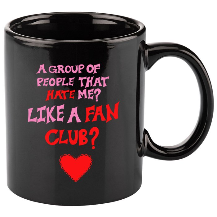 Oat Milk Lady Like A Fan Club 11oz C Handle Ceramic Mug
