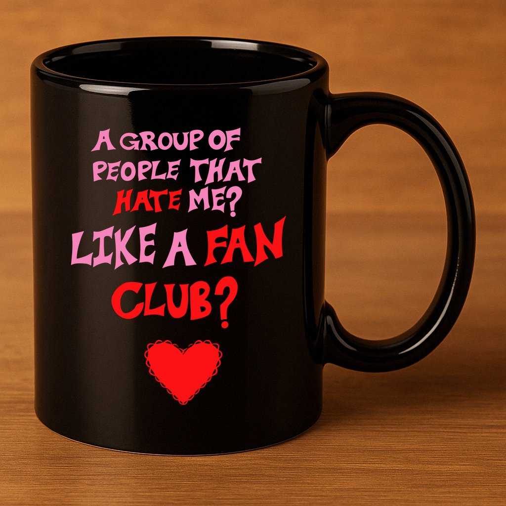 Oat Milk Lady Like A Fan Club 11oz C Handle Ceramic Mug