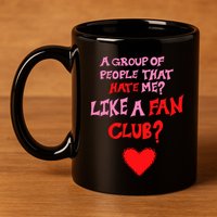 Oat Milk Lady Like A Fan Club 11oz C Handle Ceramic Mug