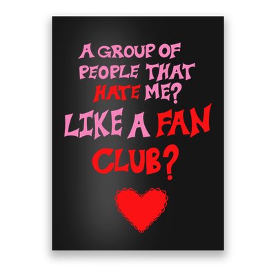 Oat Milk Lady Like A Fan Club Poster
