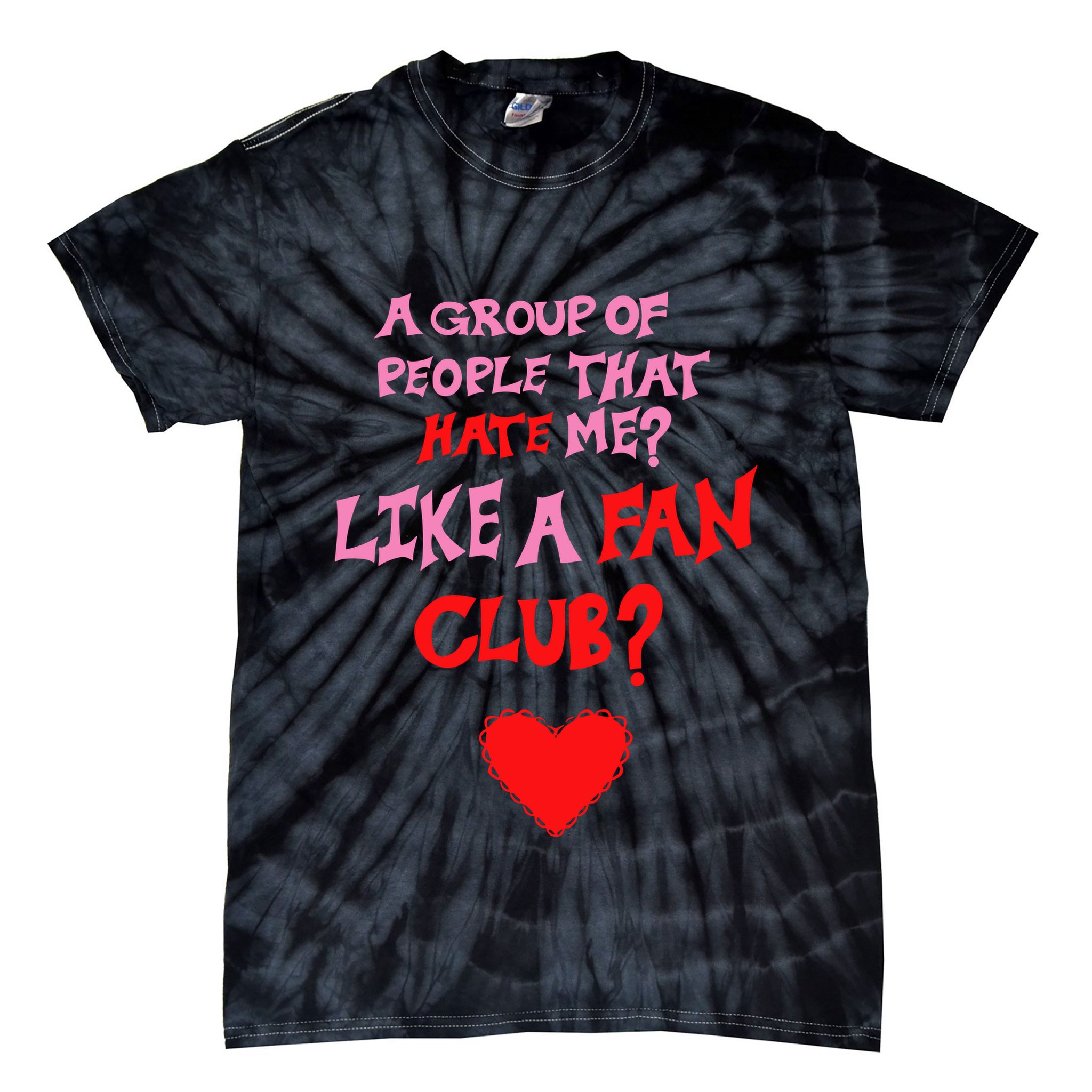 Oat Milk Lady Like A Fan Club Tie-Dye T-Shirt