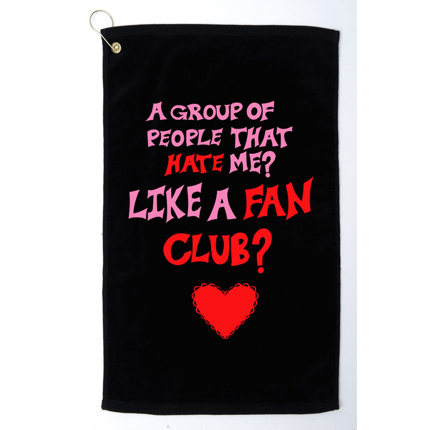 Oat Milk Lady Like A Fan Club Golf Towel
