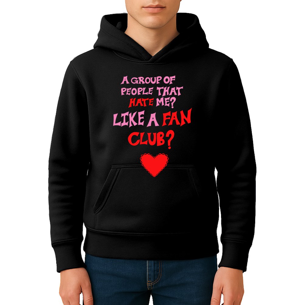 Oat Milk Lady Like A Fan Club Kids Hoodie