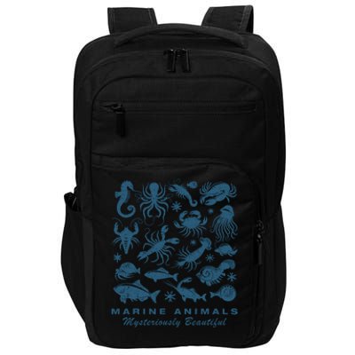 Ocean Marine Life Collection Sea Life Lover Impact Tech Backpack