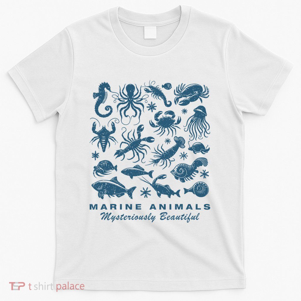 Ocean Marine Life Collection Sea Life Lover T-Shirt