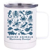 Ocean Marine Life Collection Sea Life Lover 12 oz Stainless Steel Tumbler Cup