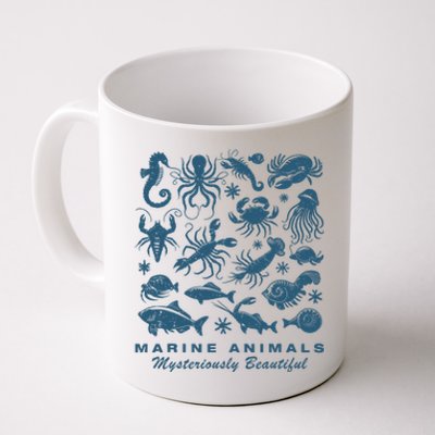 Ocean Marine Life Collection Sea Life Lover Coffee Mug