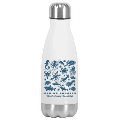 Ocean Marine Life Collection Sea Life Lover Stainless Steel Insulated Water Bottle