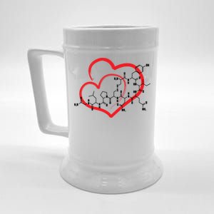 Oxytocin Molecule Love Meaningful Gift Science Teacher Valentines Day Meaningful Beer Stein