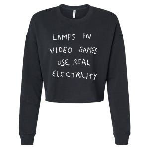 Outlander Magazine Lamps In Video Games Use Real Electricity Cropped Pullover Crew