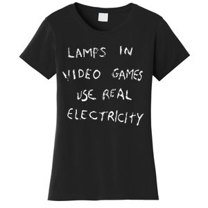 Outlander Magazine Lamps In Video Games Use Real Electricity Women's T-Shirt