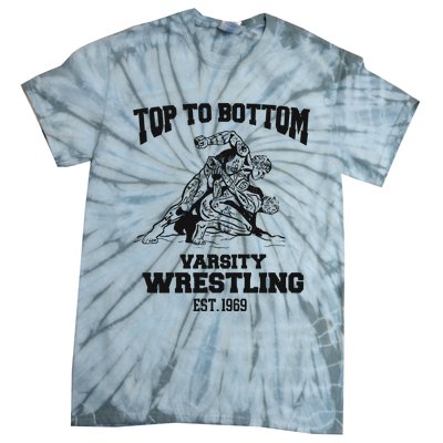 Oat Milk Lady Store Top To Bottom Varsity Wrestling Tie-Dye T-Shirt