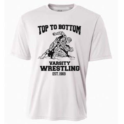 Oat Milk Lady Store Top To Bottom Varsity Wrestling Cooling Performance Crew T-Shirt