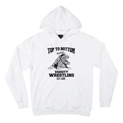 Oat Milk Lady Store Top To Bottom Varsity Wrestling Hoodie