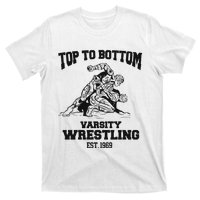 Oat Milk Lady Store Top To Bottom Varsity Wrestling T-Shirt