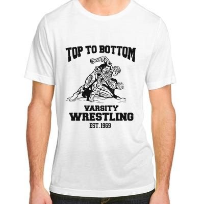 Oat Milk Lady Store Top To Bottom Varsity Wrestling Adult ChromaSoft Performance T-Shirt