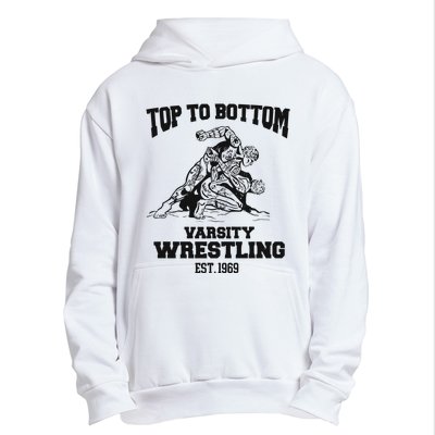 Oat Milk Lady Store Top To Bottom Varsity Wrestling Urban Pullover Hoodie