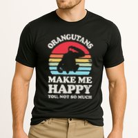 Orangutans Make Me Happy You Not So Much Orangutan Retro Performance Shirt