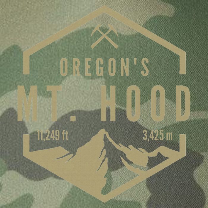 Oregon Mountain Mt. Hood Legacy Tie Dye Trucker Hat