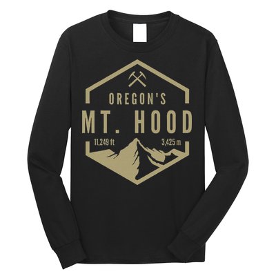 Oregon Mountain Mt. Hood Long Sleeve Shirt