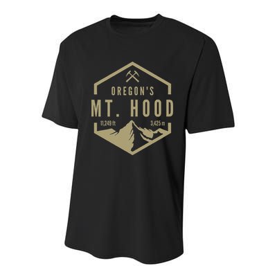 Oregon Mountain Mt. Hood Youth Performance Sprint T-Shirt
