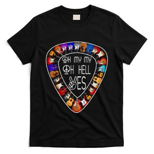 Oh Mys My Oh Hells Yes Retro Guitar Music Lover T-Shirt