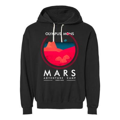 Olympus Mons Mars Adventure Camp Garment-Dyed Fleece Hoodie
