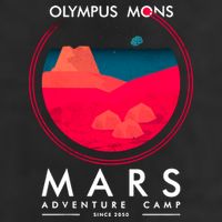 Olympus Mons Mars Adventure Camp Garment-Dyed Heavyweight T-Shirt