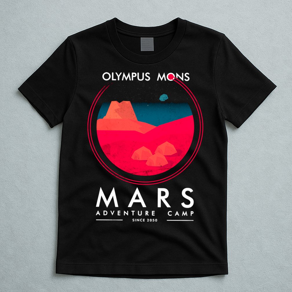 Olympus Mons Mars Adventure Camp T-Shirt