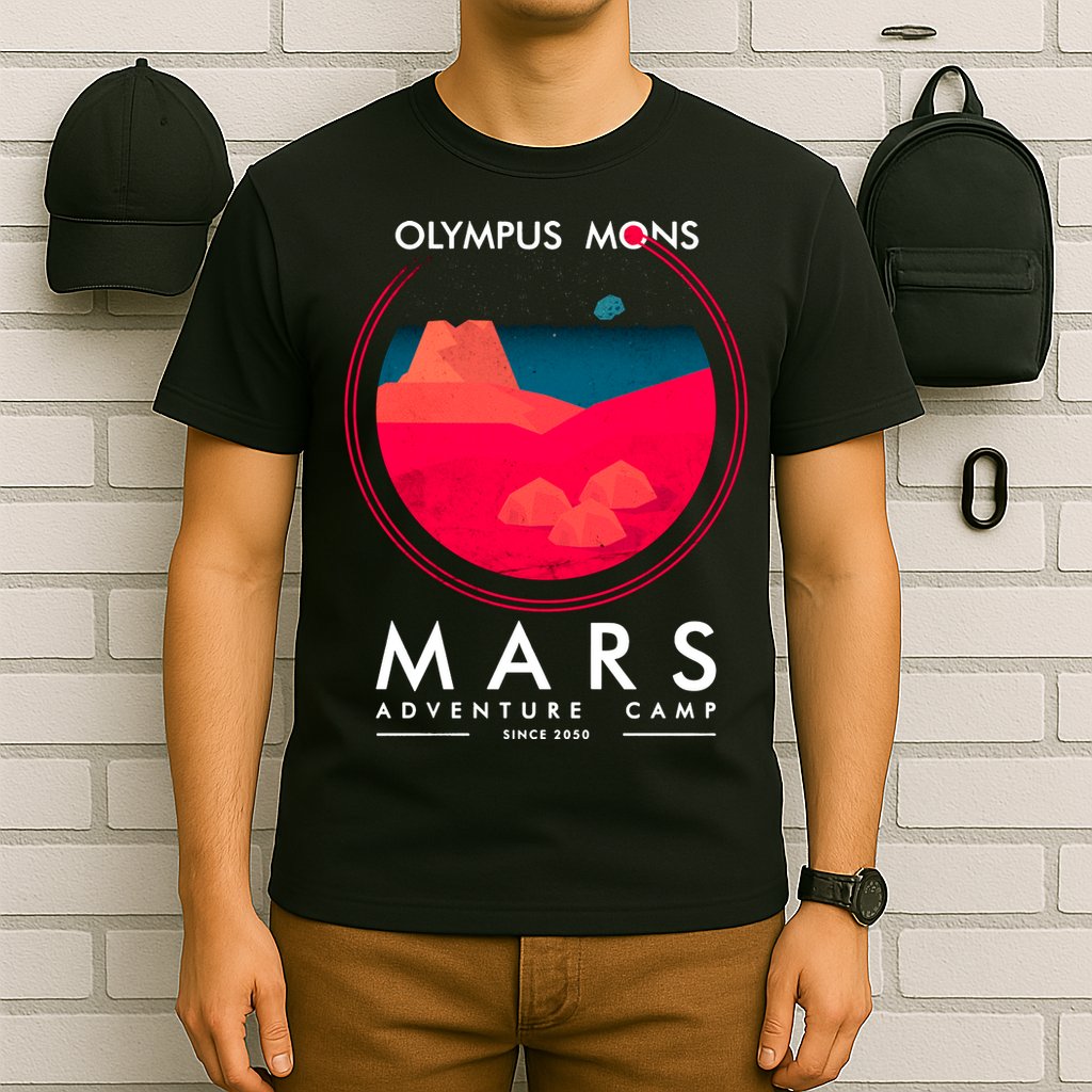Olympus Mons Mars Adventure Camp T-Shirt