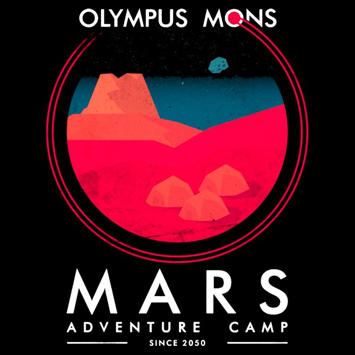 Olympus Mons Mars Adventure Camp Sustainable Bucket Hat