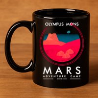 Olympus Mons Mars Adventure Camp 11oz C Handle Ceramic Mug