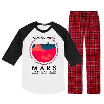 Olympus Mons Mars Adventure Camp Raglan Sleeve Pajama Set