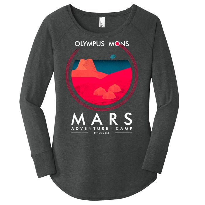 Olympus Mons Mars Adventure Camp Women's Perfect Tri Tunic Long Sleeve Shirt