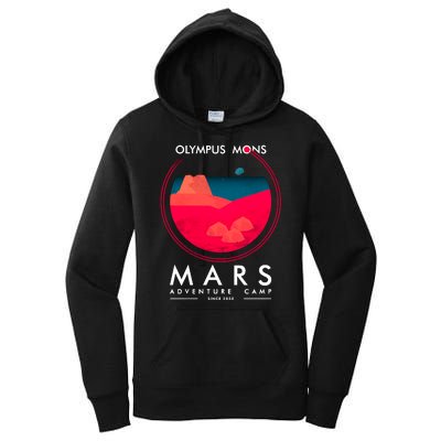 Olympus Mons Mars Adventure Camp Women's Pullover Hoodie