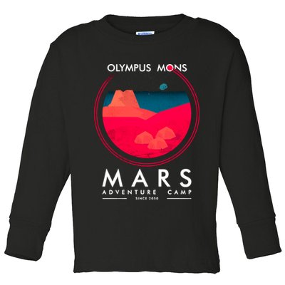 Olympus Mons Mars Adventure Camp Toddler Long Sleeve Shirt