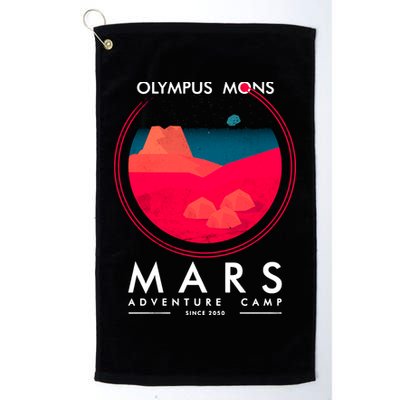 Olympus Mons Mars Adventure Camp Golf Towel