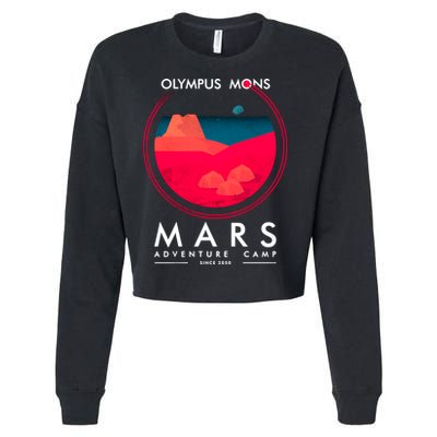 Olympus Mons Mars Adventure Camp Cropped Pullover Crew