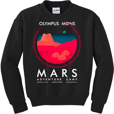 Olympus Mons Mars Adventure Camp Kids Sweatshirt