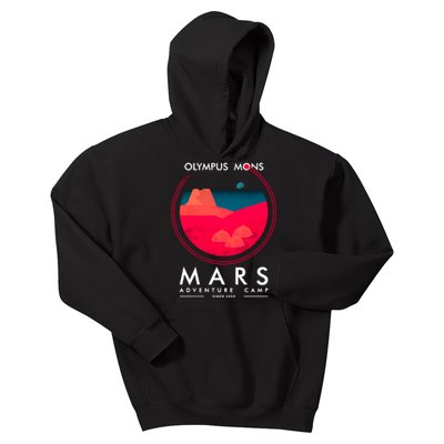 Olympus Mons Mars Adventure Camp Kids Hoodie