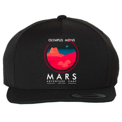 Olympus Mons Mars Adventure Camp Wool Snapback Cap