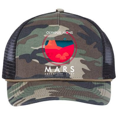 Olympus Mons Mars Adventure Camp Retro Rope Trucker Hat Cap